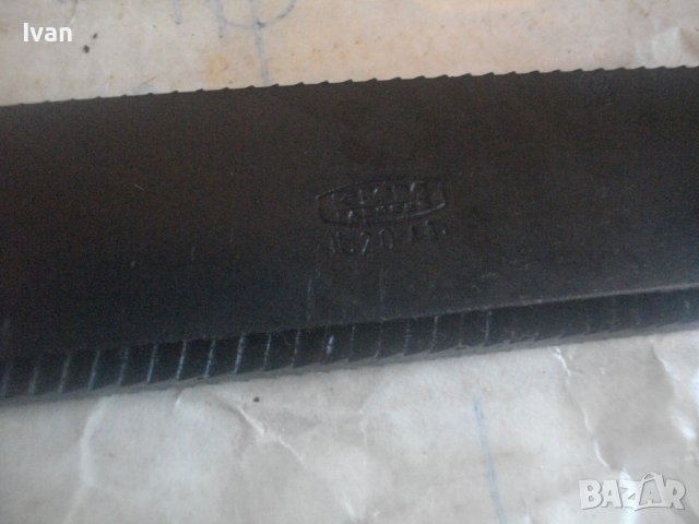 Ново Българско Старо Качество Ръчно Автотенекеджийско Ренде За Меки Метали-350мм-ЗИМ Габрово-1984г, снимка 13 - Други инструменти - 43396407