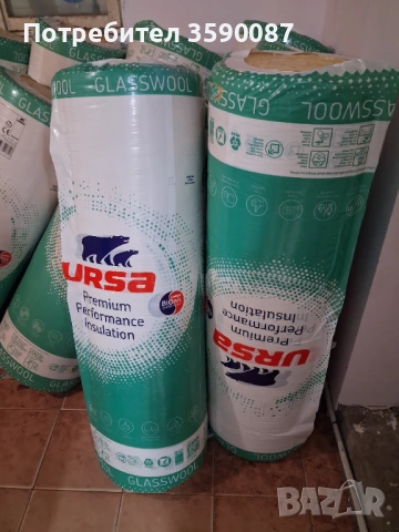 Стъклена минерална вата 100мм