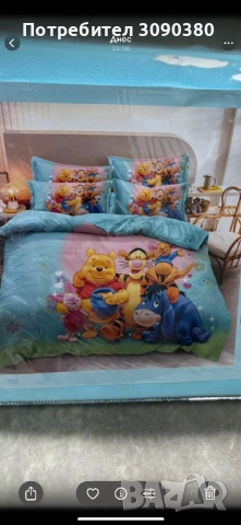 Спано бельо децко сатен памук сатениран паму, снимка 8 - Спално бельо - 53133162