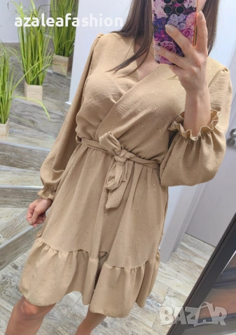 Дамска рокля с блясък, снимка 3 - Рокли - 52771437