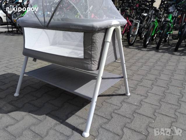 MONI Бебешко легло KALINIHTA сив, снимка 2 - Кошарки - 53565214