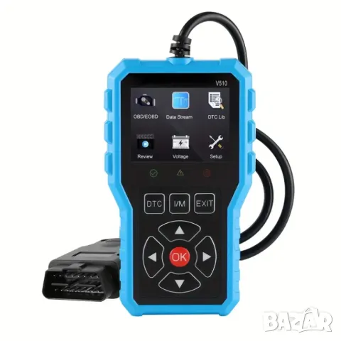 Full OBD2 EOBD автомобилен диагностичен кодочетец V510 , снимка 2 - Аксесоари и консумативи - 50038296