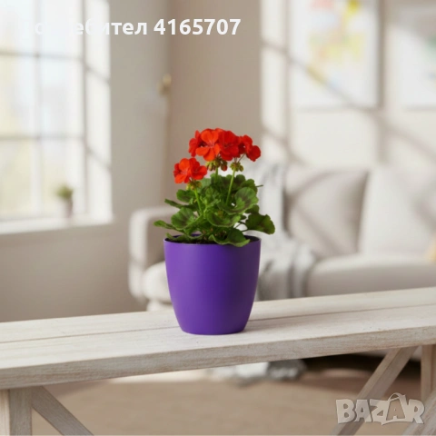 Саксия с поливна система Ø18×H16 см - за здрава коренова система, снимка 3 - Други стоки за дома - 53527177