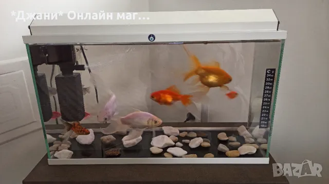 Продавам Аквариум + помпа/ нагревател ✅ 50 л.