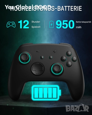 Switch 2 Pro безжичен контролер с Hall Effect стикове и RGB, снимка 9 - Друга електроника - 52849574