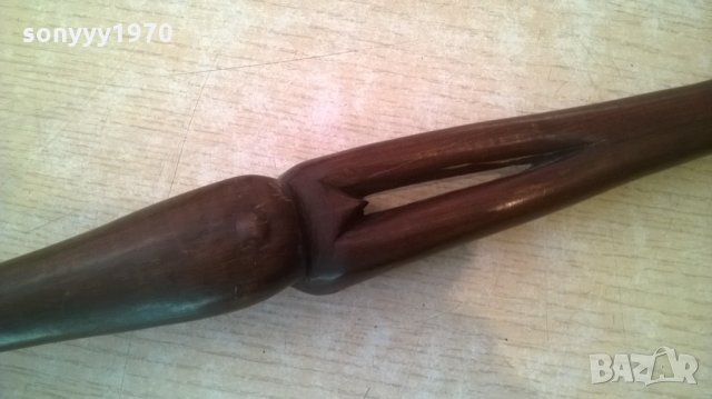 АНТИКА-БАСТУН-ТИКОВО ДЪРВО-94Х5СМ-ВНОС ХОЛАНДИЯ, снимка 8 - Колекции - 27704391