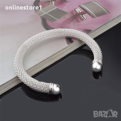 Сребърна гривна 925 - Тремела Код: BGRX126, снимка 5 - Гривни - 33682210