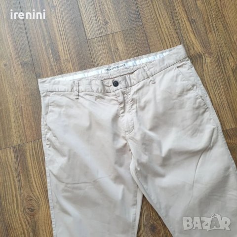 Страхотни мъжки летни панталони ARMANI размер 54 , снимка 3 - Панталони - 37361274