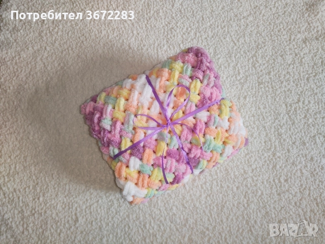 Ръчно плетено одеяло