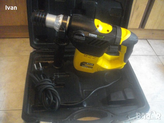 ЗА ЧАСТИ-ЗА РЕМОНТ - Перфоратор Къртач Голям-Белгийски-1500 Вата-Power Plus X115-Made in BELGIUM, снимка 8 - Перфоратори - 43990824