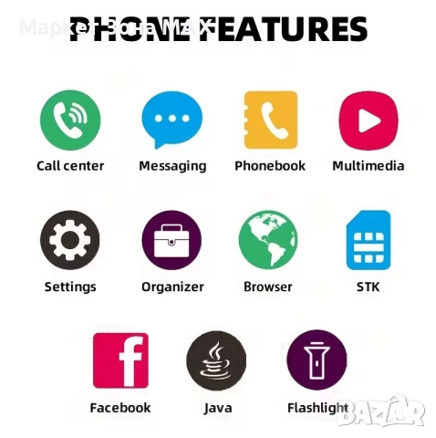 Супер модерен мини телефон с капак – 2 SIM, винаги под ръка!, снимка 12 - Други - 52898877