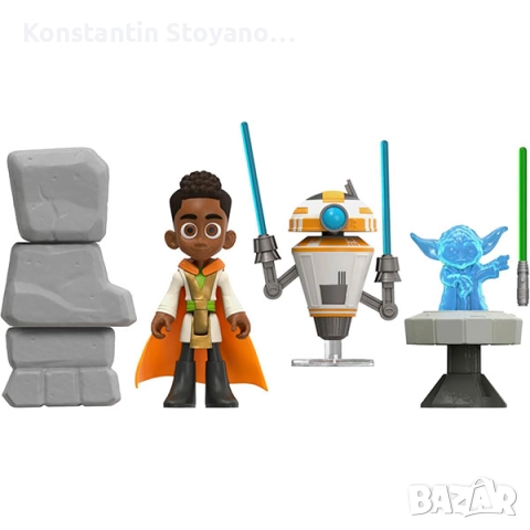 HASBRO STAR WARS Young Jedi Adventures Храмът на джедаите и 2 фигурки, снимка 5 - Образователни игри - 52862681