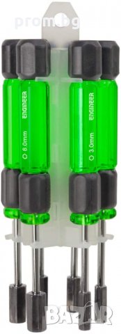 комплект шестограми, глухи ключета 6 бр, ENGINEER- Япония, снимка 4 - Отвертки - 32812336