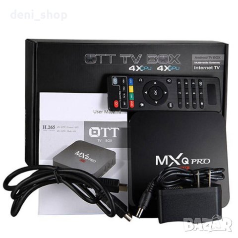 ТВ БОКС MXQ PRO 4K, снимка 8 - Плейъри, домашно кино, прожектори - 44118950