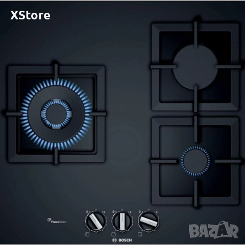 3бр./ Плот за вграждане BOSCH PPC6A6B20 с FlameSelect, Газ, 3 Нагревателни зони – прецизен контрол н, снимка 7 - Друга електроника - 51992914
