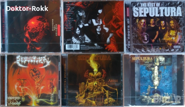 Sepultura - оригинални дискове - преиздания