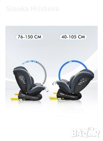Детско столче за автомобил Reecle., снимка 4 - Столчета за кола и колело - 53497759