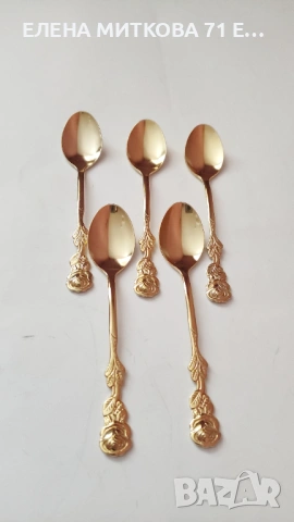 Комплект десертни прибори декор "Хилдесхаймска роза" от 17 части, снимка 5 - Прибори за хранене, готвене и сервиране - 53407483