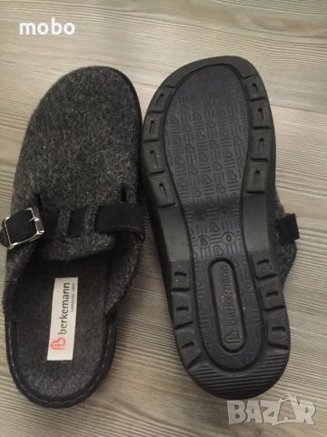 Два чифта домашни топли мъжки чехли с вълна,цвят сив,номер 42.5 и 44 ., снимка 3 - Мъжки чехли - 49528925