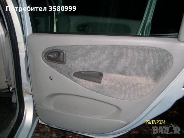 Продавам Салон за Рено Сценик 1999 - 2003 г. + кори врати и дръжки врати+подарък 5бр. гумени стелки , снимка 14 - Части - 48301126