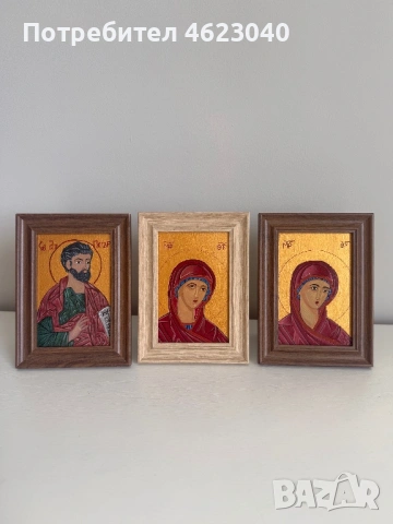 Ръчно рисувани икони по поръчка , снимка 3 - Декорация за дома - 53392059