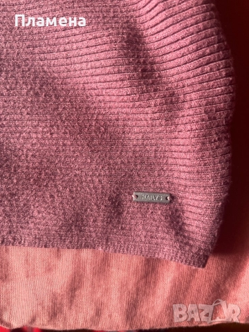 Топла розова блуза заваляна леко м , снимка 3 - Блузи с дълъг ръкав и пуловери - 51865242