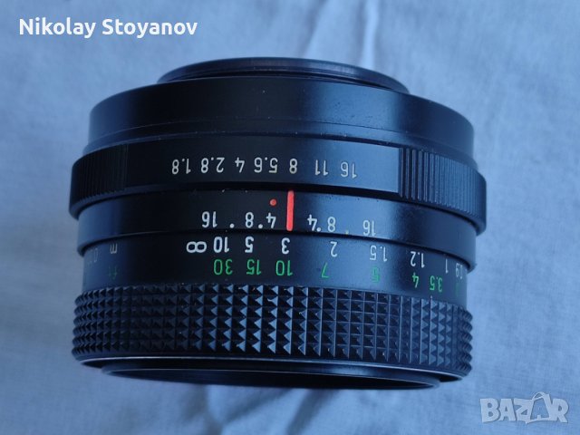 Обектив PENTACON auto 1.8/50 mm, снимка 2 - Обективи и филтри - 37400204