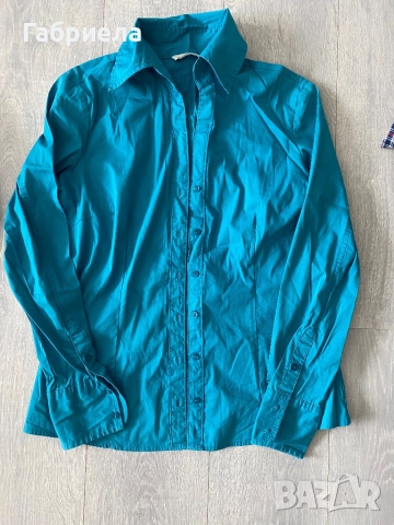 Ризи в син цвят, Tom Tailor, снимка 2 - Ризи - 51708020