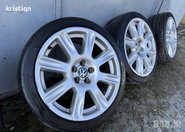 Джанти за VW 17” с гуми 5 х100, снимка 4 - Гуми и джанти - 52569231