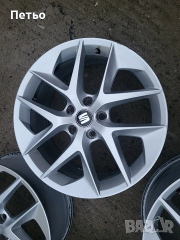 Оригинални джанти 18ки SEAT Leon FR,5x112,7.5,ET51, снимка 6 - Гуми и джанти - 52682710