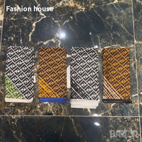 Fendi шал коприна, снимка 9 - Шалове - 53291242