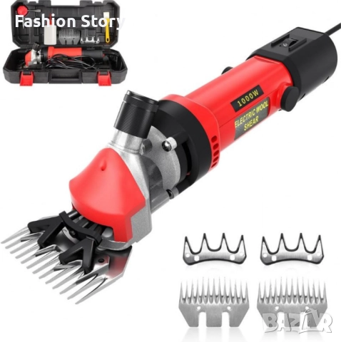 Електрическа машинка за стригане на овце и кози PAT JULIMG – 1000W, 6 скорости, професионални острие