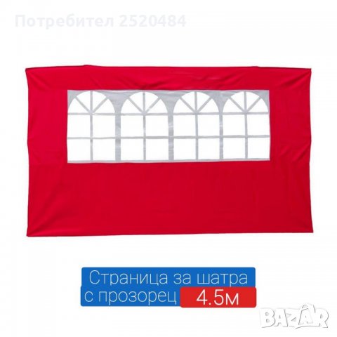 Резервни платнища и страници за шатри с размери2х2м, 3х2, 3х3м, 2х4м 3х4,5 3х6м. ХИТ Цена 15лв/7,67€, снимка 13 - Други - 37002510