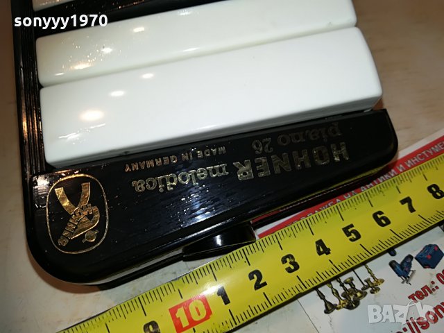 hohner melodica piano 26-made in germany 0106211233, снимка 9 - Духови инструменти - 33067057