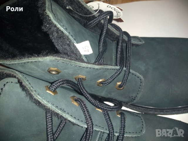 НОВИ мъжки спортни боти NEW LANDER естествена кожа  с топла подплата н-44.5 -45, снимка 8 - Мъжки боти - 43116651