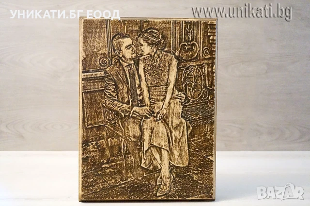 Подарък със снимка - Дърворезба по снимка, снимка 9 - Картини - 50518282