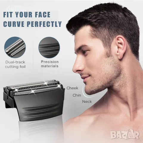 Резервна глава за самобръсначка Remington TITANIUM-X Flex & Pivot и нож F5800 & F7800, 2 броя, снимка 5 - Електрически самобръсначки - 48966874