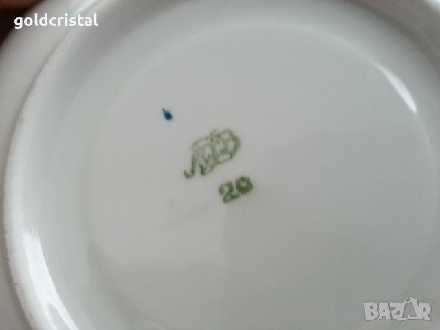 Руски порцелан чаши за чай кобалт лфз, снимка 7 - Чаши - 37056294