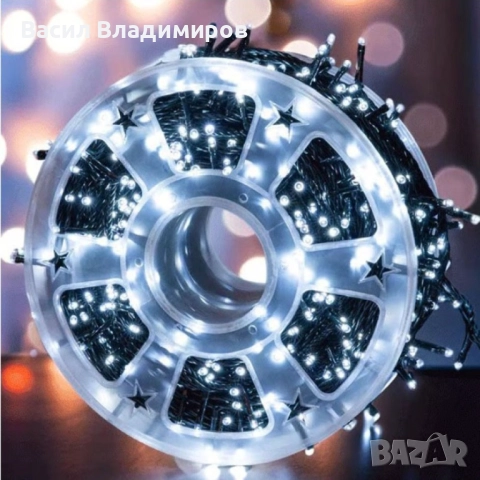 Коледни лампички 50м, снимка 3 - Лед осветление - 52681091