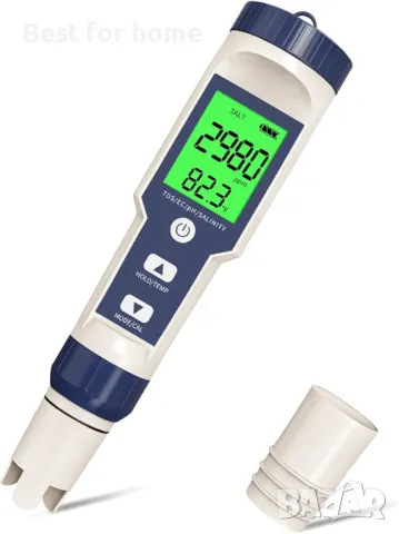 Дигитален тестер за соленос и рН  на водата  Yewhick, 