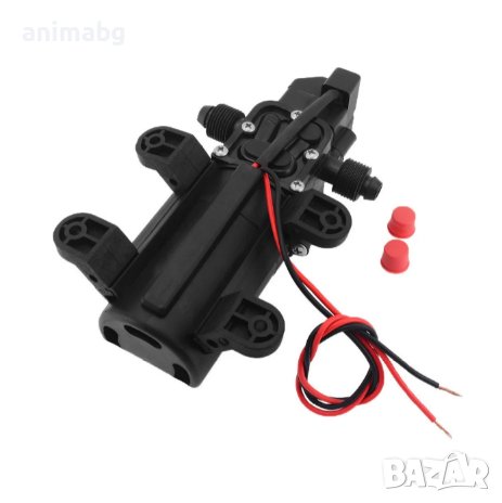 ANIMABG Самозасмукваща водна помпа за високо налягане, 6L/Min, DC12V, 70W, 130PSI, снимка 4 - Друга електроника - 43824001