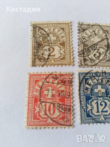 Пощенска марка 6бр-Лот Швейцария, снимка 5 - Филателия - 40019582