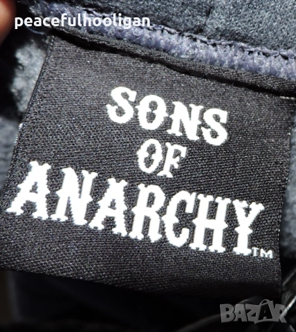 SAMCRO Sons Of Anarchy Men of Mayhem Grey Long Sleeve Hoodie Size M Official Product 2016, снимка 12 - Суичъри - 53392982