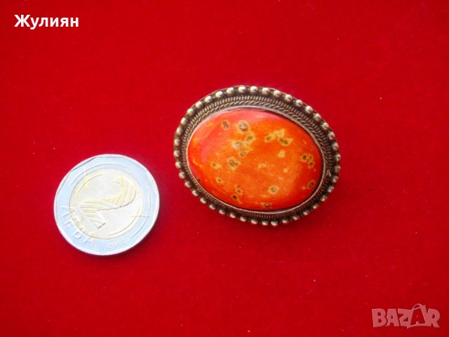 СТАРА БРОШКА, снимка 4 - Антикварни и старинни предмети - 37918861