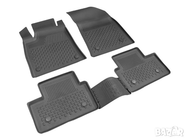 Гумени стелки за автомобил кола 4D за РЕНО КЛИО 5 2020+, снимка 2 - Аксесоари и консумативи - 43191831