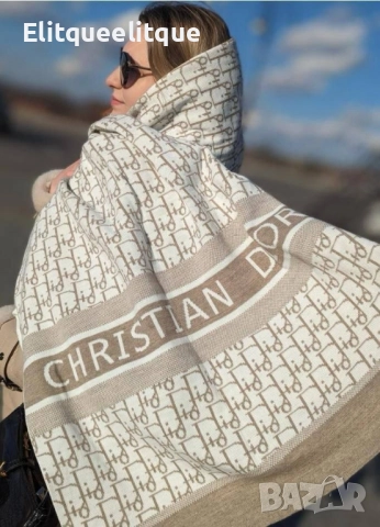 шалове chanel louis vuitton Christian Dior , снимка 8 - Шалове - 52430633