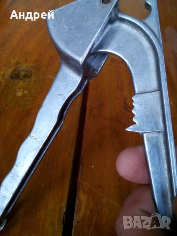 Стара алуминиева преса за чесън #2, снимка 5 - Други ценни предмети - 27452902