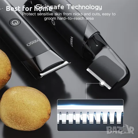 Мъжки тример за брада, коса с кабел/без кабел  YIRISO, снимка 3 - Тримери - 50390791