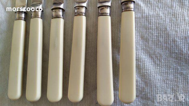 Старинни английски прибори за хранене -,,E.P.N.S.", снимка 4 - Антикварни и старинни предмети - 28358518