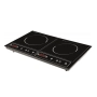 Двоен индукционен котлон Royalty Line RL-DIP4000.2 - 1400W+2000W, 80°C- 270°C, Кристална плоча, Тайм, снимка 5